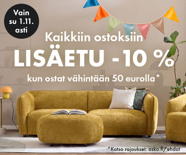 Lisäetu -10%