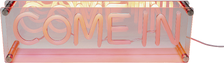 Come In pöytävalaisin led font