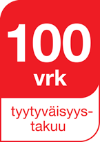 100 vrk tyytyväisyystakuu