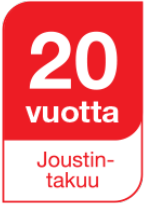 20 vuotta joustintakuu