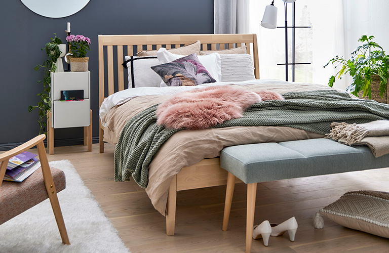 Makuuhuoneen sisustus